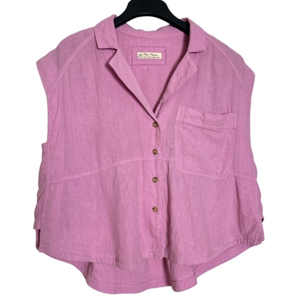 Free People Play It Cool Top in Candied Lilac Size XS